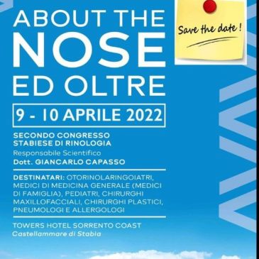 ABOUT THE NOSE ED OLTRE  9-10 APRILE 2022 – SAVE THE DATE!