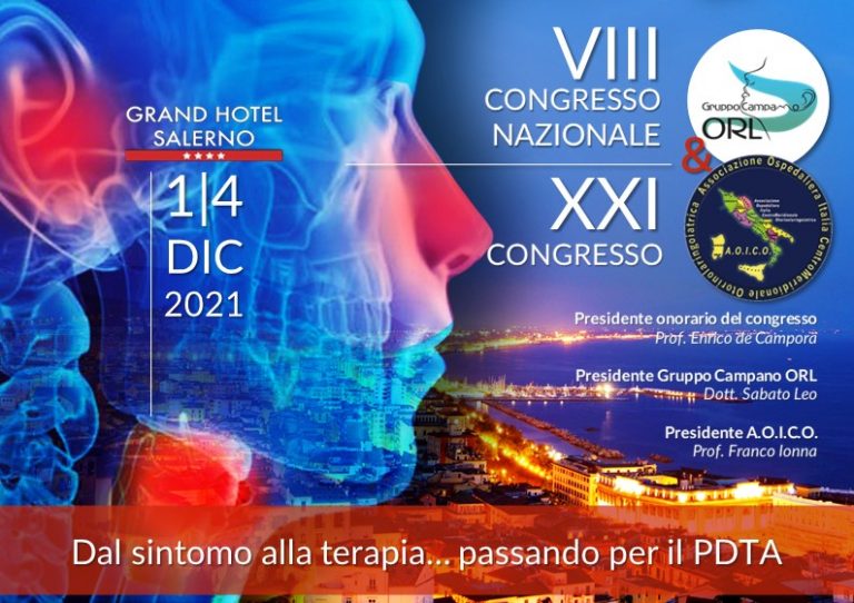 Congresso GCORL-AOICO 2021 – programma definitivo o ed iscrizione